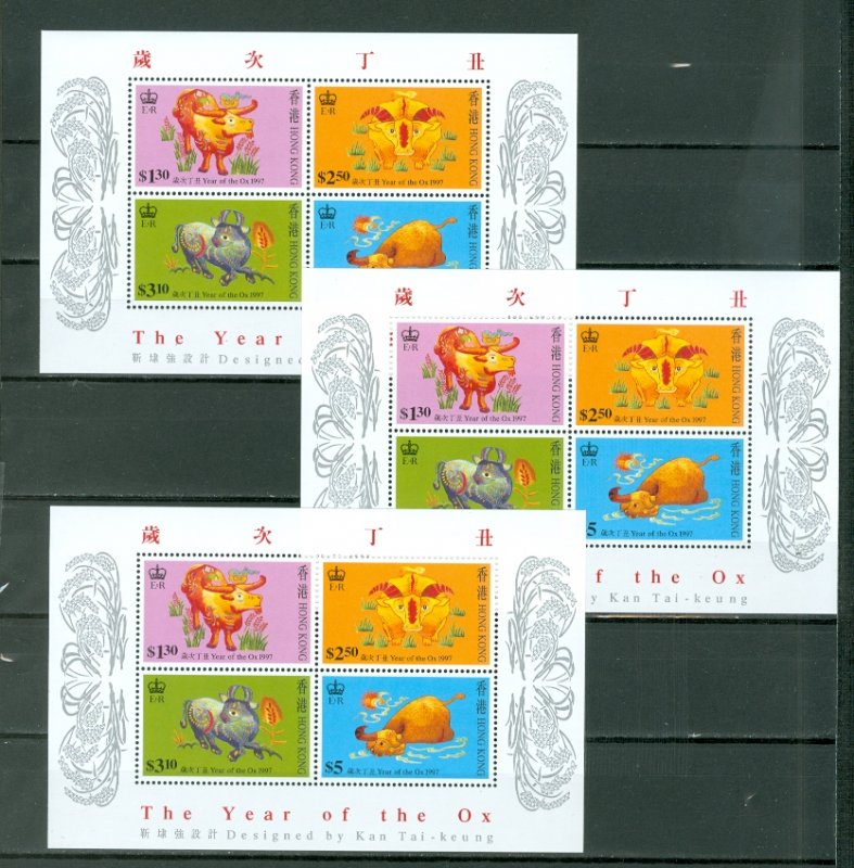 HONG KONG OX  #783a..SOUV. SHEETS...MNH...$13.50