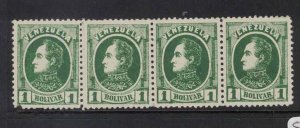 Venezuela SC 73 Strip of 4 MNH (1gyf)