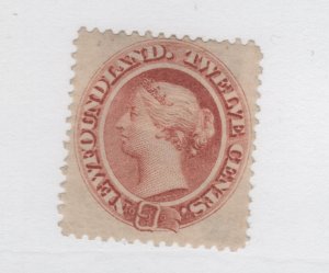 NEWFOUNDLAND 1894 #28 12pence VF centering  hinged