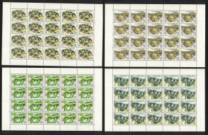 Somalia Snakes 4v Sheets 1994 MNH MI#528-531