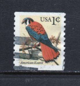 Scott #  3044 used  coil single  American kestrel small date