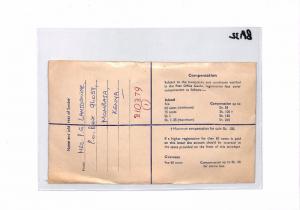 BP132 1973 KENYA *Likoni* Commercial REGISTERED EXPRESS Cover EAST AFRICAN AIR