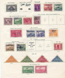 COSTA RICA 1911/30s M&U Collection On Ideal Pages (Appx 80+Items )BT76