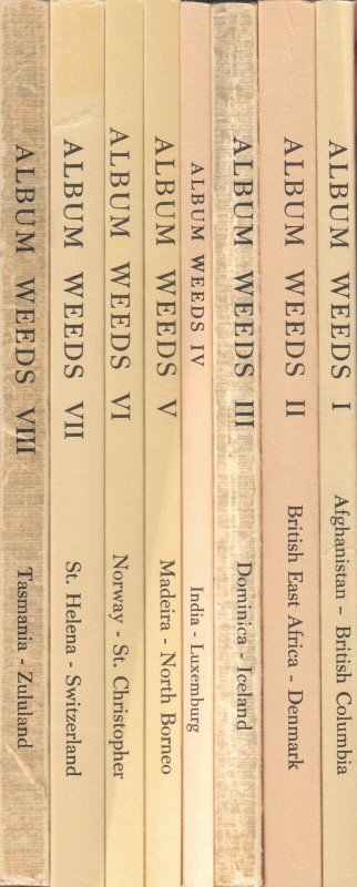 Album Weeds, by Rev. R.B. Earée. Complete set of 8 volumes. world forgeries