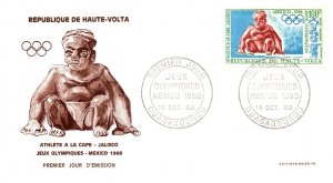 Upper Volta, Worldwide First Day Cover, Olympics