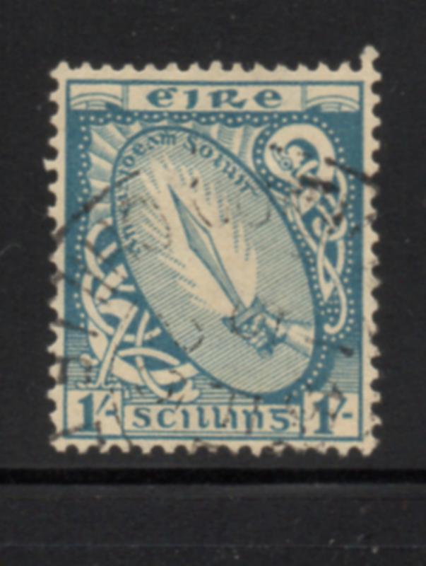 Ireland Sc 76 1922 1/ Sword of Light stamp used