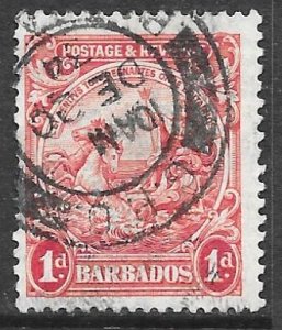 Barbados 194b: 1d Seal of the Colony, used, F-VF