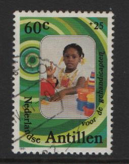 Netherlands Antilles 1981 used  disabled people 60 ct  #