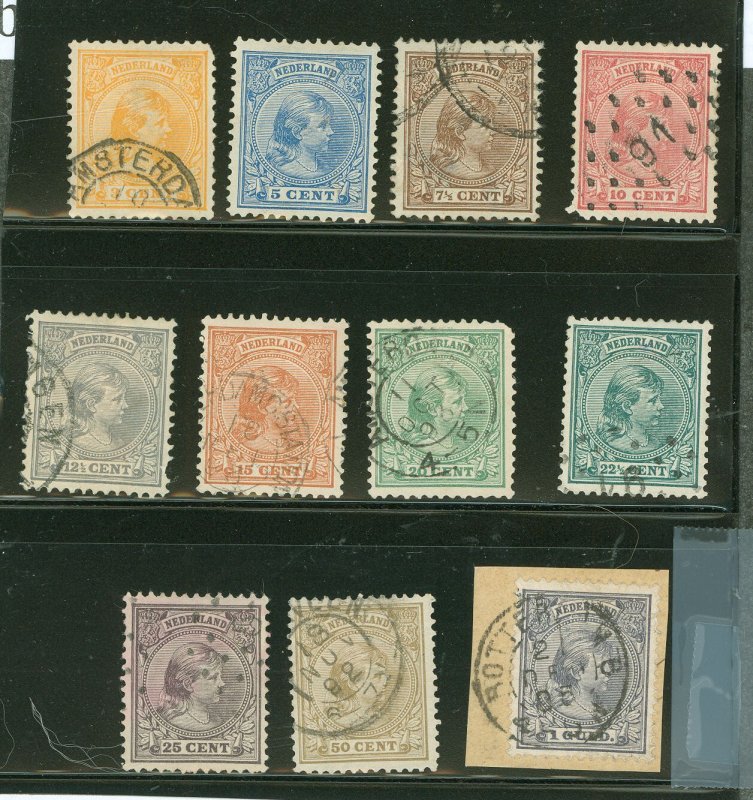 Netherlands #40-50  Single (Complete Set)