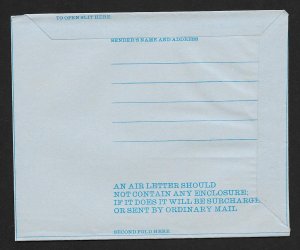 GREAT BRITAIN Aerogramme 9d Queen Christmas 1966 London FDC cancel to USA!