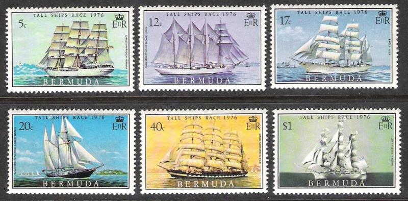 Bermuda 337-42 MNH Complete Set - Ships