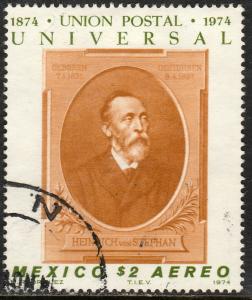 MEXICO C438, Centenary Universal Postal Union USED. F-VF. (1309)