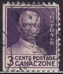 Canal Zone 117 USED 1934 Gen George Washington Goethals