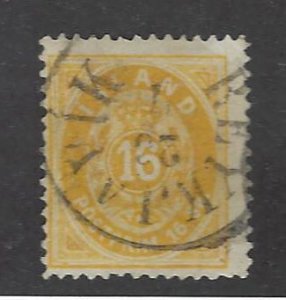 Iceland SC#4 Used F-VF SCV$3000.00...fill Quality!