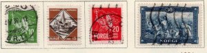 Norway Sc 150-53 1930 death of Olaf stamp set used