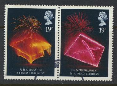 Great Britain SG 1432a  ( SG 1432 & 1433 ) Used   - Anniversaries