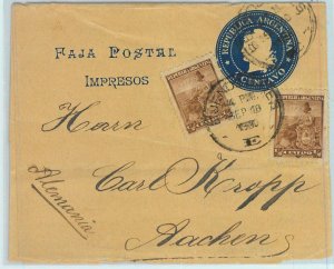 93800 - ARGENTINA - POSTAL HISTORY - Stationery NEWSPAPER WRAPPER to GERMANY