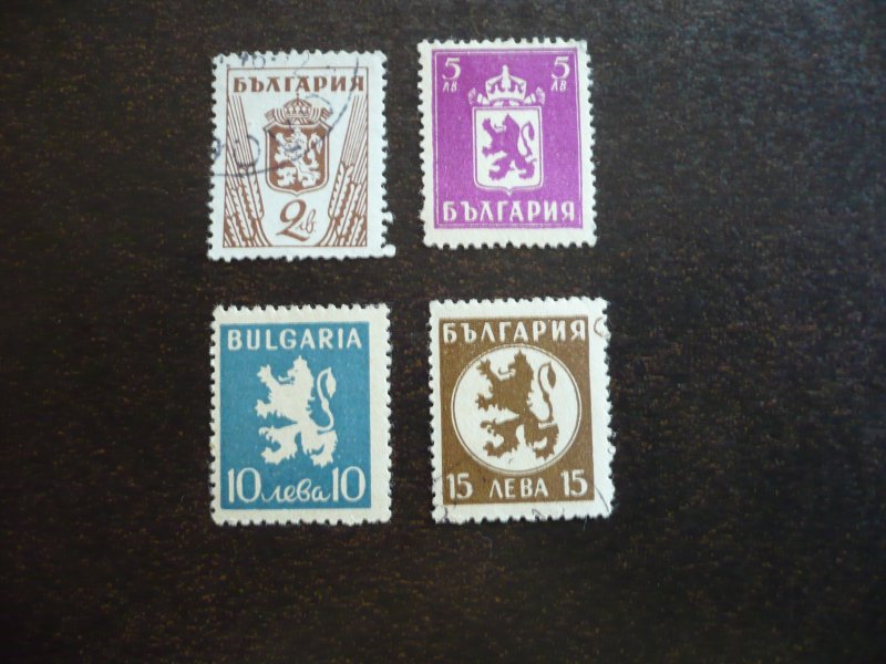 Stamps - Bulgaria - Scott# 472,475,477,478 - Used Part Set of 4 Stamps