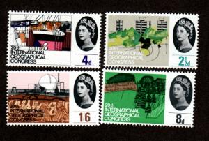 Great Britain # 410-413 Mint!