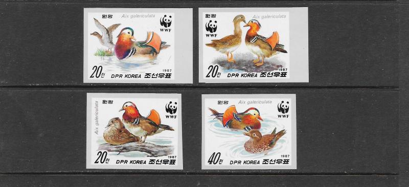 DUCKS - WWF-KOREA (DRP) #2679-2682 (IMPERF)