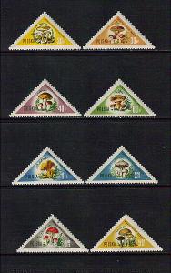 Poland Scott # 842-49 Various Mushrooms MNH