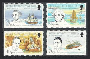 BAT Ships Explorers Antarctic Heritage Fund 4v SG#246-249