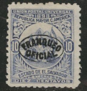 El Salvador Scott o132 MNG 1898 official WMK o133