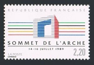 France 2163, MNH. Michel 2733. Summit of leaders from industrial Nations, 1989.