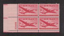 SCOTT # C32 PLATE BLOCK GEM MINT NEVER HINGED AIR MAIL