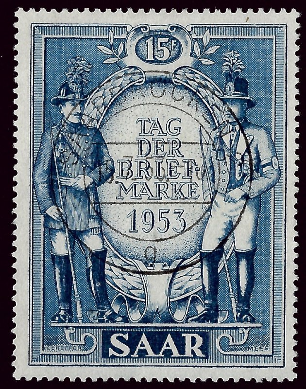 French SAAR Attractive SC#247 Used VF hr....Grab a Bargain!