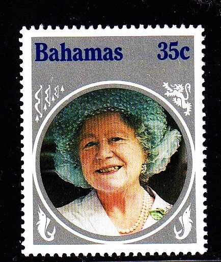 Bahamas - #582 Portrait Queen Mother  -  MNH