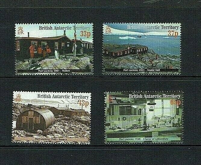 British Antarctic Territory: 2001 Restoration Port Lockroy Base,  MNH set