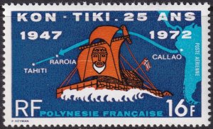 French Polynesia 1972 Sc C87 air post MLH*