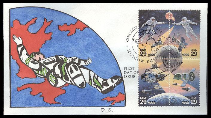#2631-34 Space Accomplishments DS FDC
