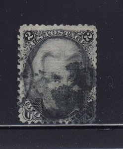 87 F-VF used neat cancel with nice color cv $ 190 ! see pic !