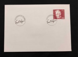 DM)1981, SWEDEN, FIRST DAY COVER, ISSUE, ERNST WIGFORSS, LINGUIST AND