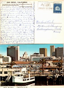 United States, Picture Postcards, California, Slogan Cancel