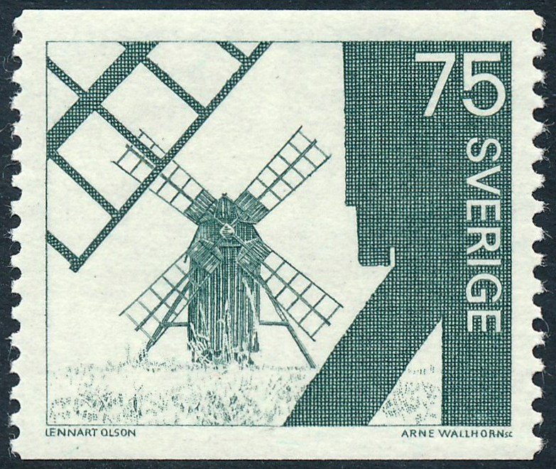 Sweden 1971 75ore Windmills, Oland SG649 MH