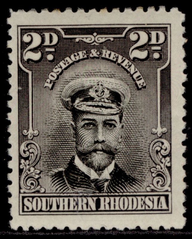 SOUTHERN RHODESIA GV SG4, 2d black & purple-grey, M MINT. 