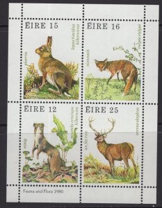 IRELAND,483A, MNH,  SOUVENIR SHEET