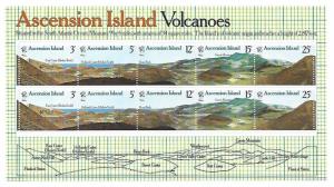 Ascension 1978 Volcanoes S/S MNH C1