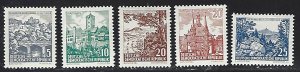 Germany DDR #535-539 MNH Full Set of 5