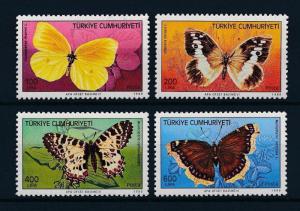 [34829] Turkey 1988 Butterflies Schmetterlingen Papillons  MNH