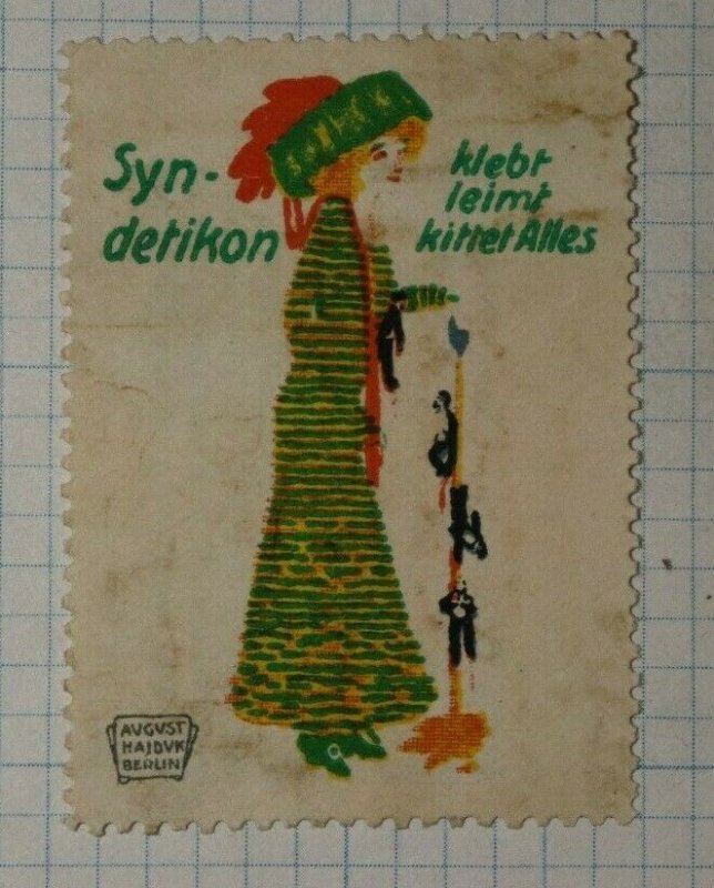 Syndetikon glue sticks German Brand Poster Stamp Ads