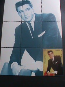 ​LAOS-1999 FAMOUS ROCK & ROLL MOVIE STAR-ELVIS PRESLEY - MNH S/S VERY FINE