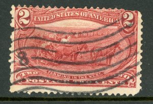 USA 1898 Trans Mississippi 2¢ Farming Scott #286 VFU L753