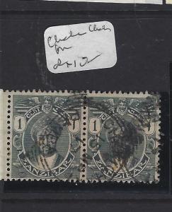 ZANZIBAR  (PP2510B)  SULTAN 1C  PR  CHAKE CHAKE  VFU