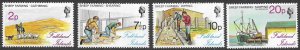 Falkland Islands Scott 250-253 MNH Sheep Farming Set of 1971