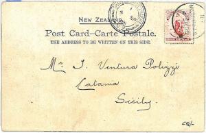 POSTAL HISTORY : NEW ZEALAND from MATAMATA with TRAVELING POSTOFFICE POSTMARK!