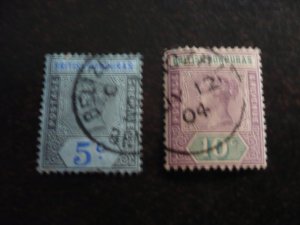Stamps - British Honduras - Scott# 52-53 - Used Part Set of 2 Stamps